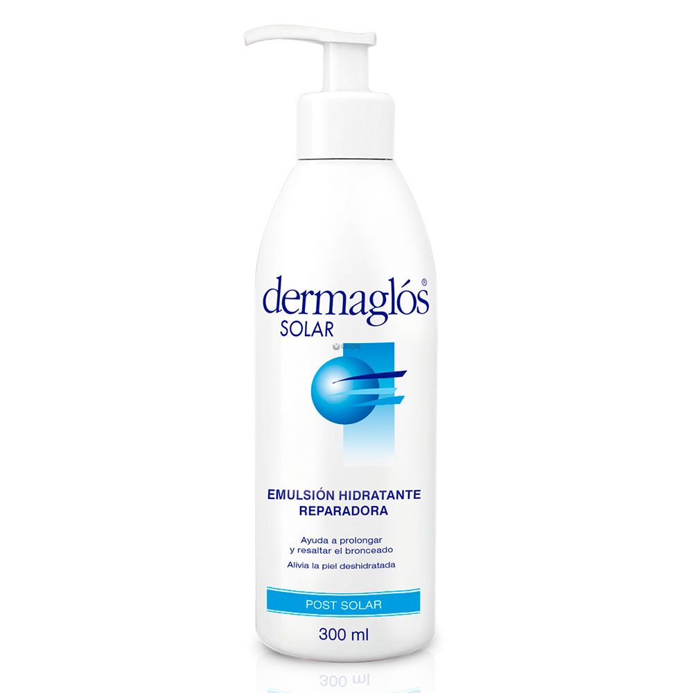 DERMAGLOS POST SOLAR EMULSION HIDRATANTE REPARADORA X 300 ML.